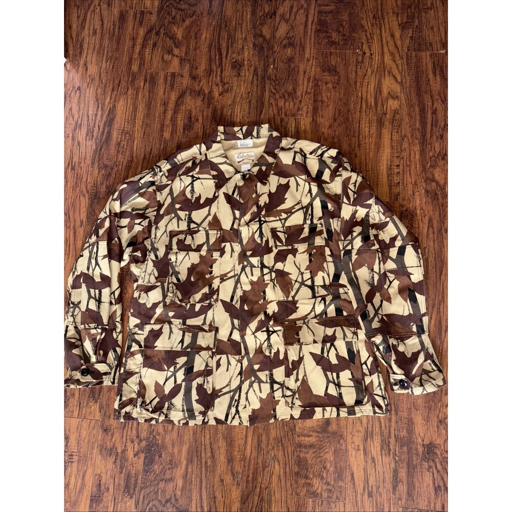 Cabela Hide And Seek Vintage  Hunting Jacket  Mirage Camouflage XL
